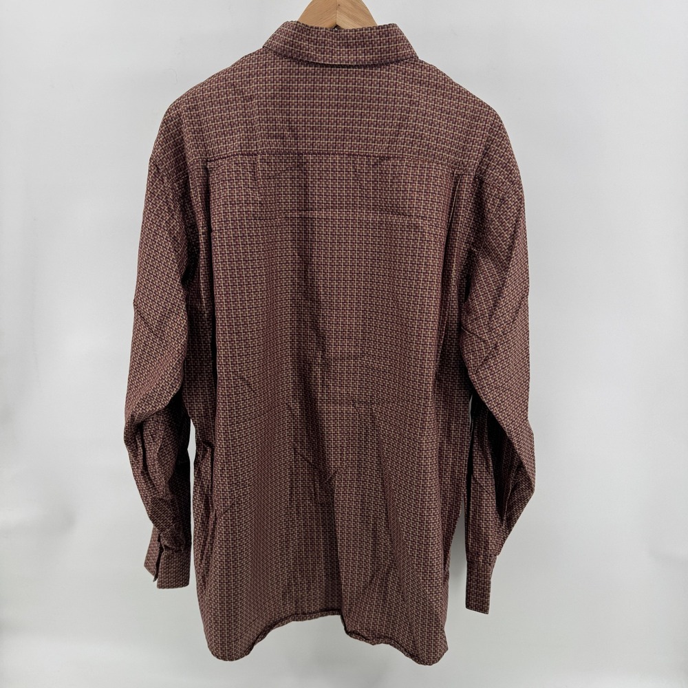 Talbots Mens Geometric Pattern Button Down Shirt … - image 5